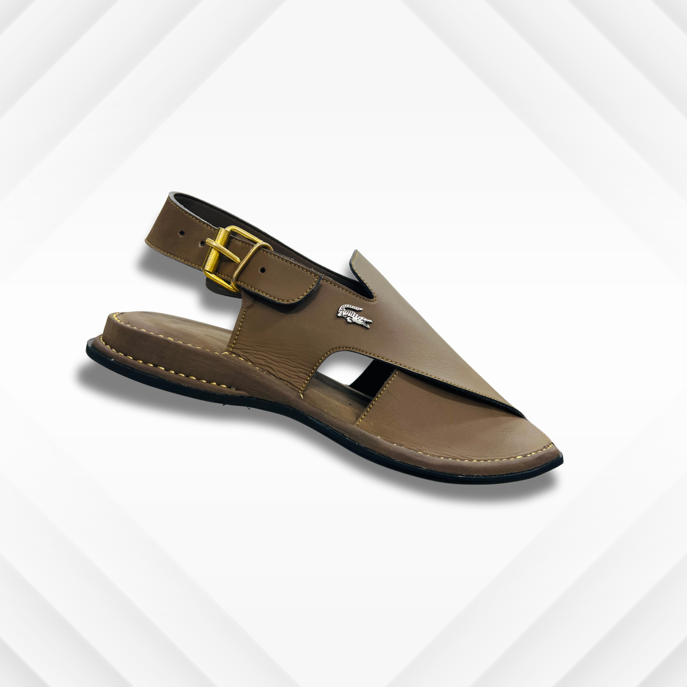 Zardari Chappal New Design ( Light Brown )