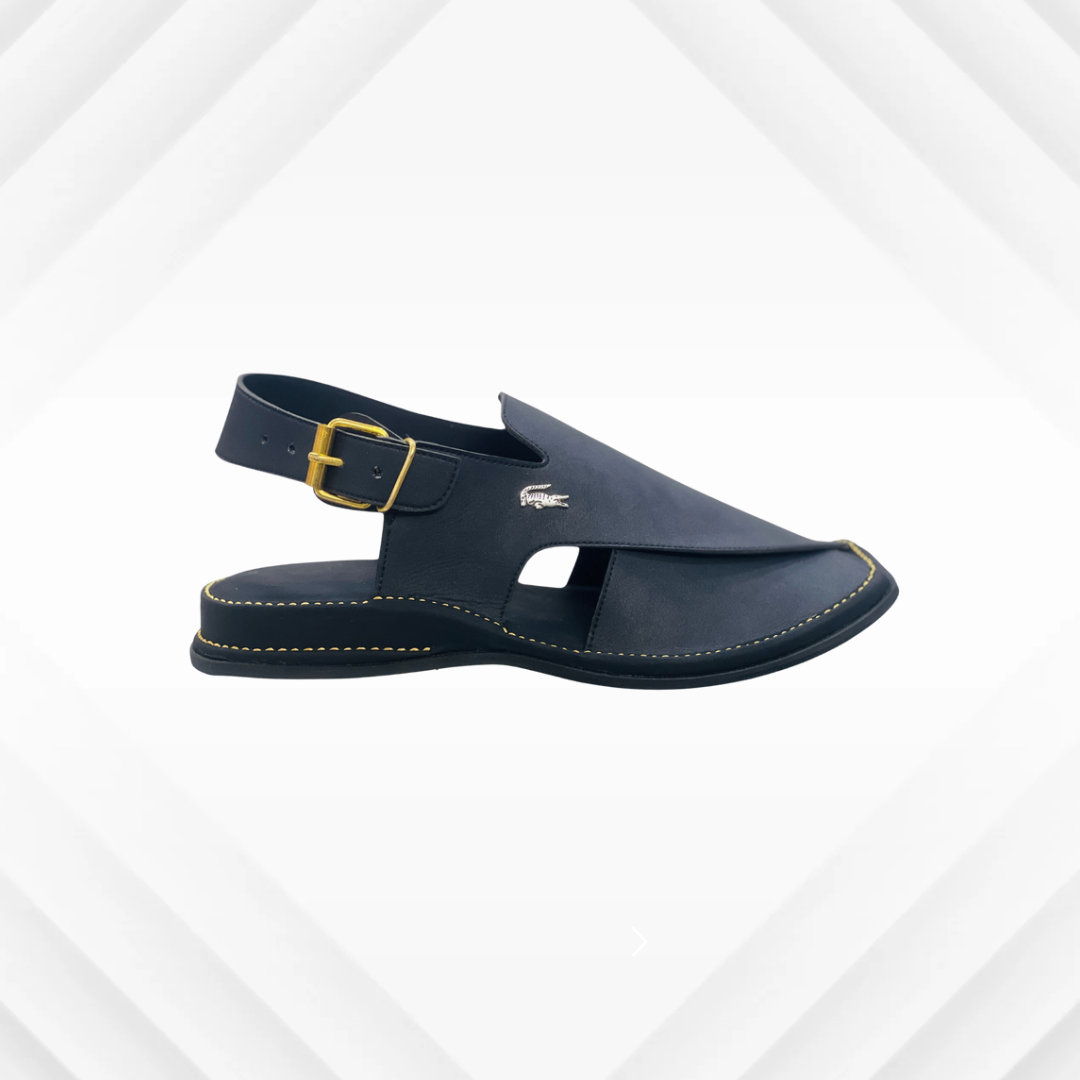 Zardari Chappal New Design (Black Colour)