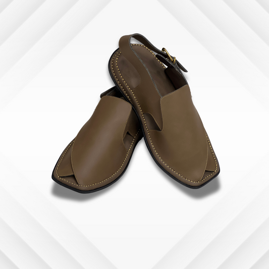 Zardari Chappal New Design ( Light Brown )